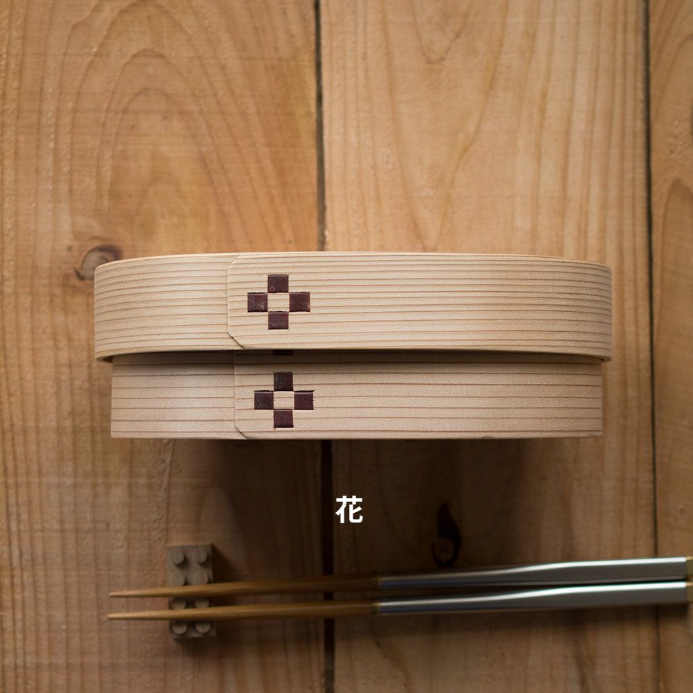 わっぱ弁当ワッパMサイズ国産曲げわっぱ小判型弁当箱ランチボックス日本製鳥取智頭白木仕上げ