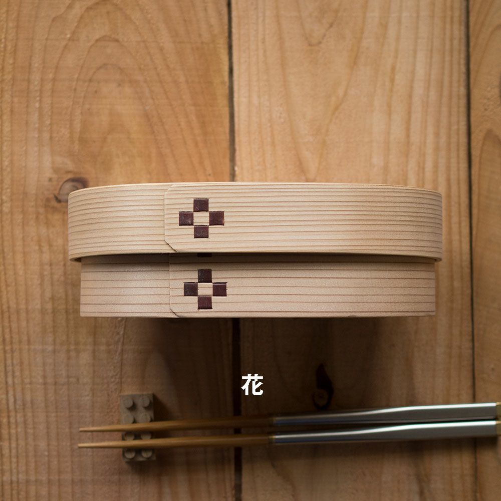 わっぱ弁当ワッパLサイズ国産曲げわっぱ小判型弁当箱ランチボックス日本製鳥取智頭白木仕上げ