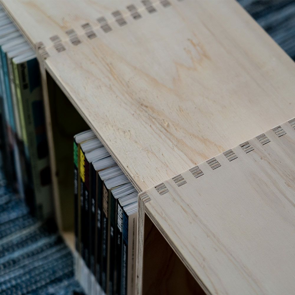 収納ボックスセットシェルフボックス2あられ組みアラレ組み収納本棚木箱マガジンラック文庫文芸CDDVDBDルーター