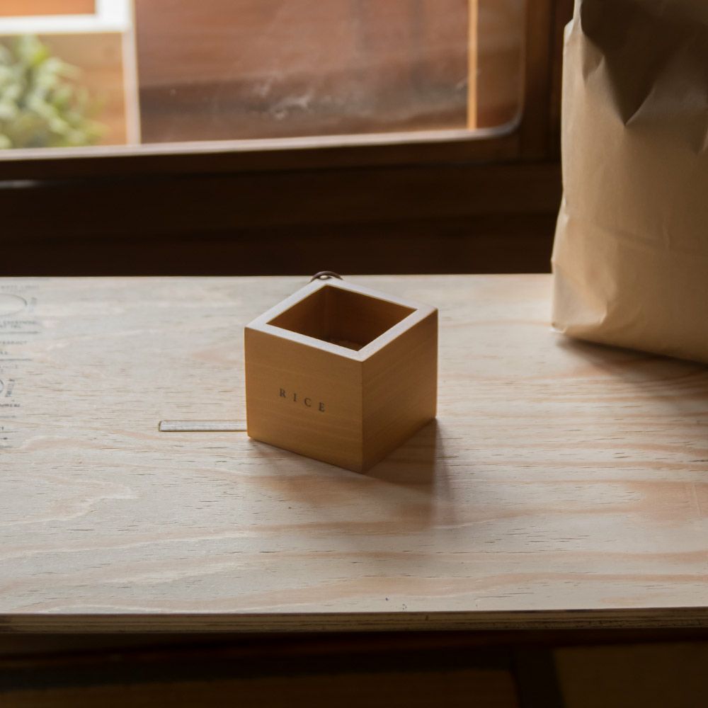 ライスメジャー一合升技物専科イブキクラフト木製