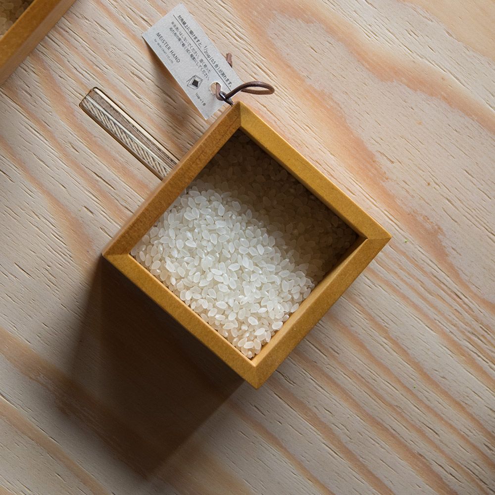 ライスメジャー一合升技物専科イブキクラフト木製