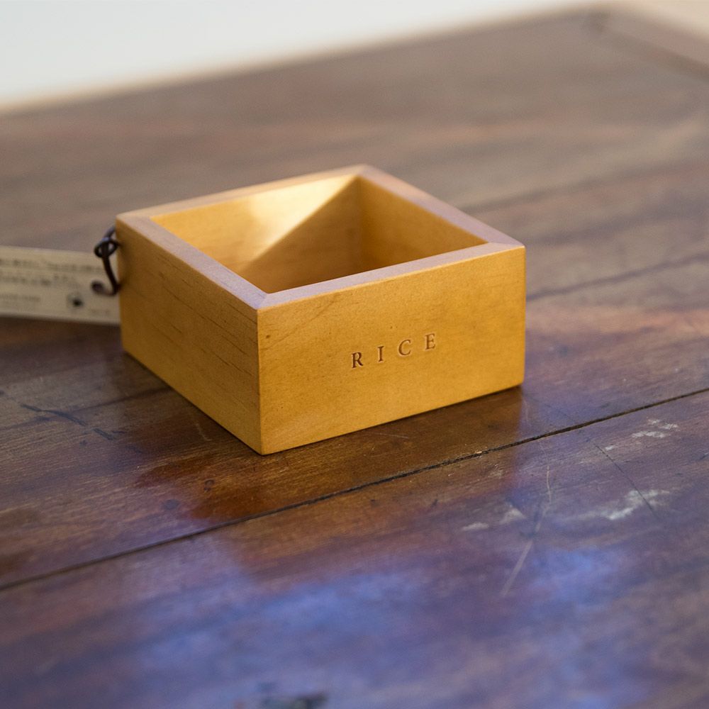 ライスメジャー一合升技物専科イブキクラフト木製