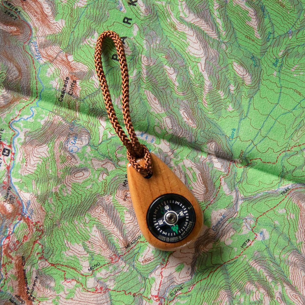 けやきコンパスW-3W3方位磁石木製けやき