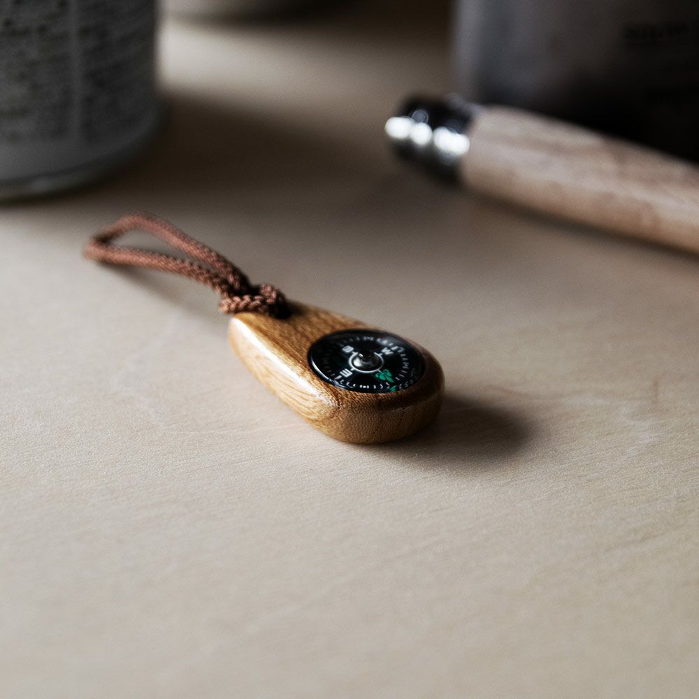 けやきコンパスW-3W3方位磁石木製けやき