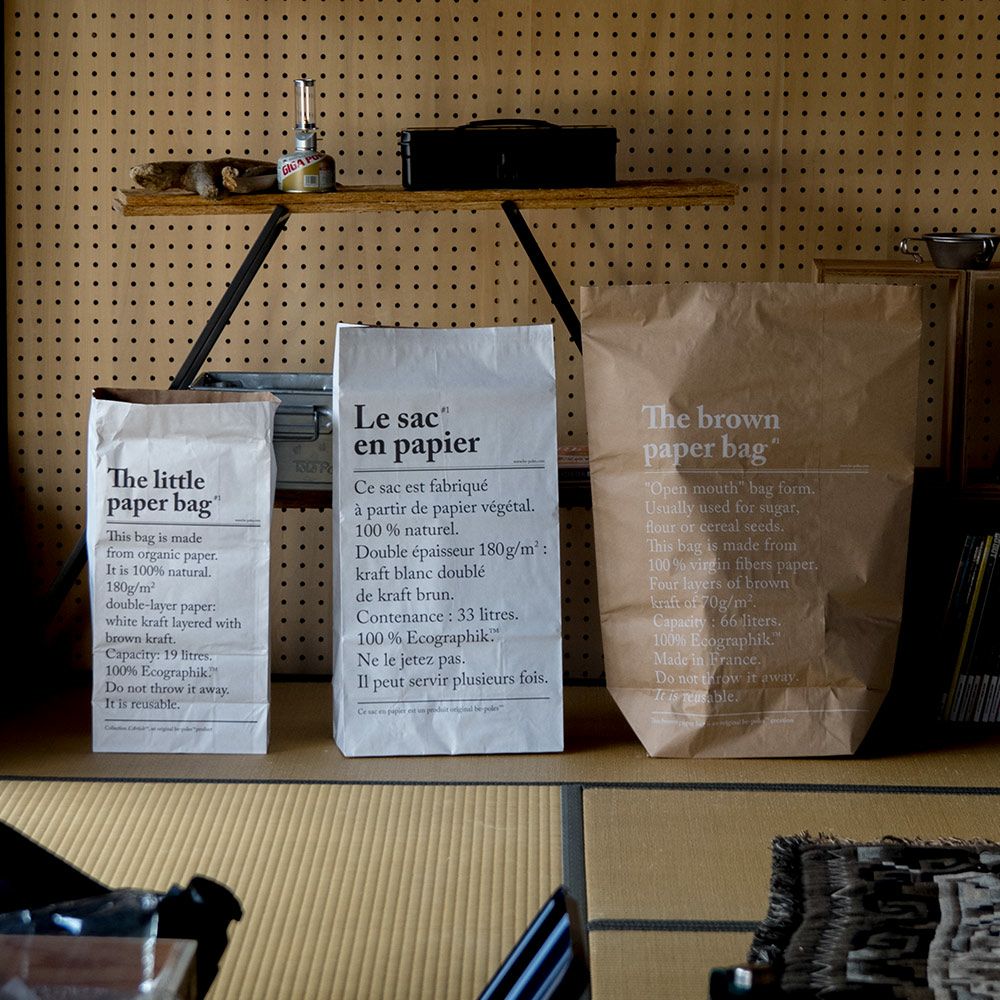 ペーパーバッグLbe-polesビーポール