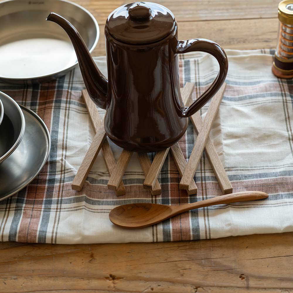 鍋敷き日本製オリジナルシリーズ木製ウッドおしゃれFlexPotStandポットスタンド敷物伸縮なべしきコースターサステナブル