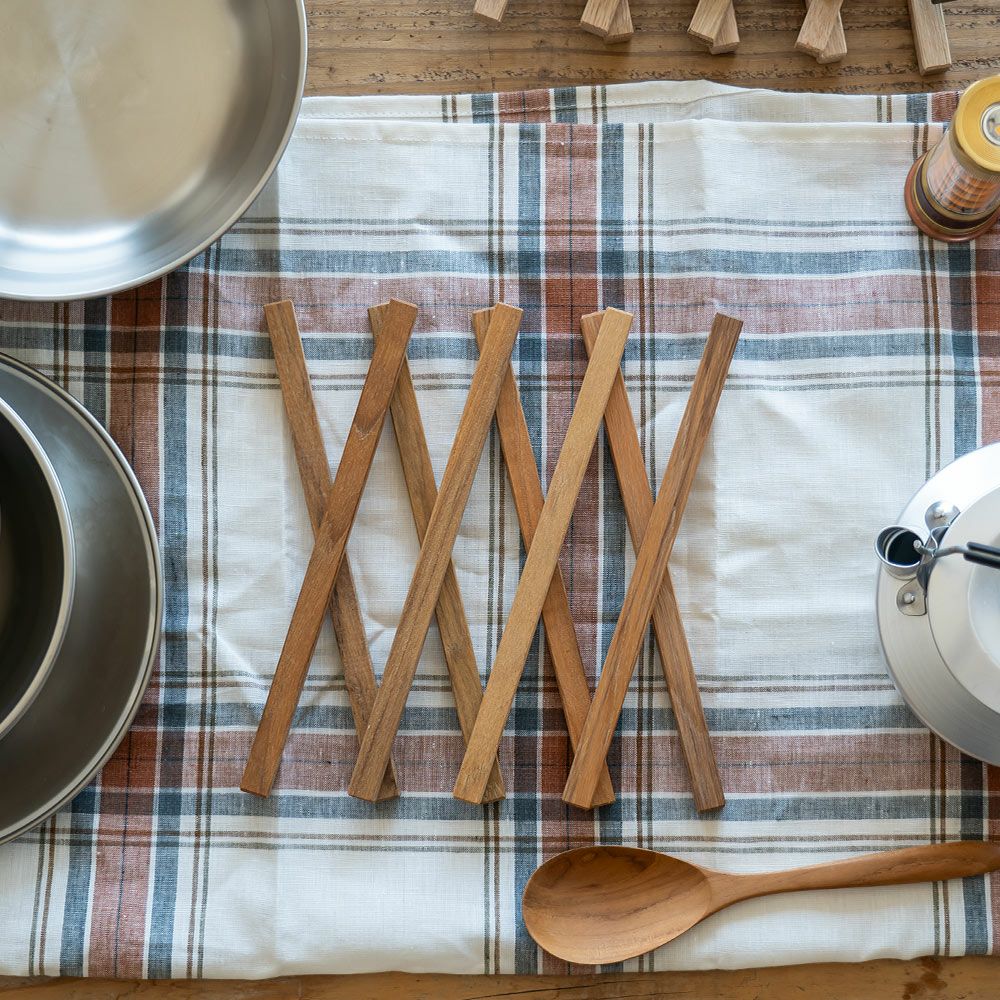 鍋敷き日本製オリジナルシリーズ木製ウッドおしゃれFlexPotStandポットスタンド敷物伸縮なべしきコースターサステナブル