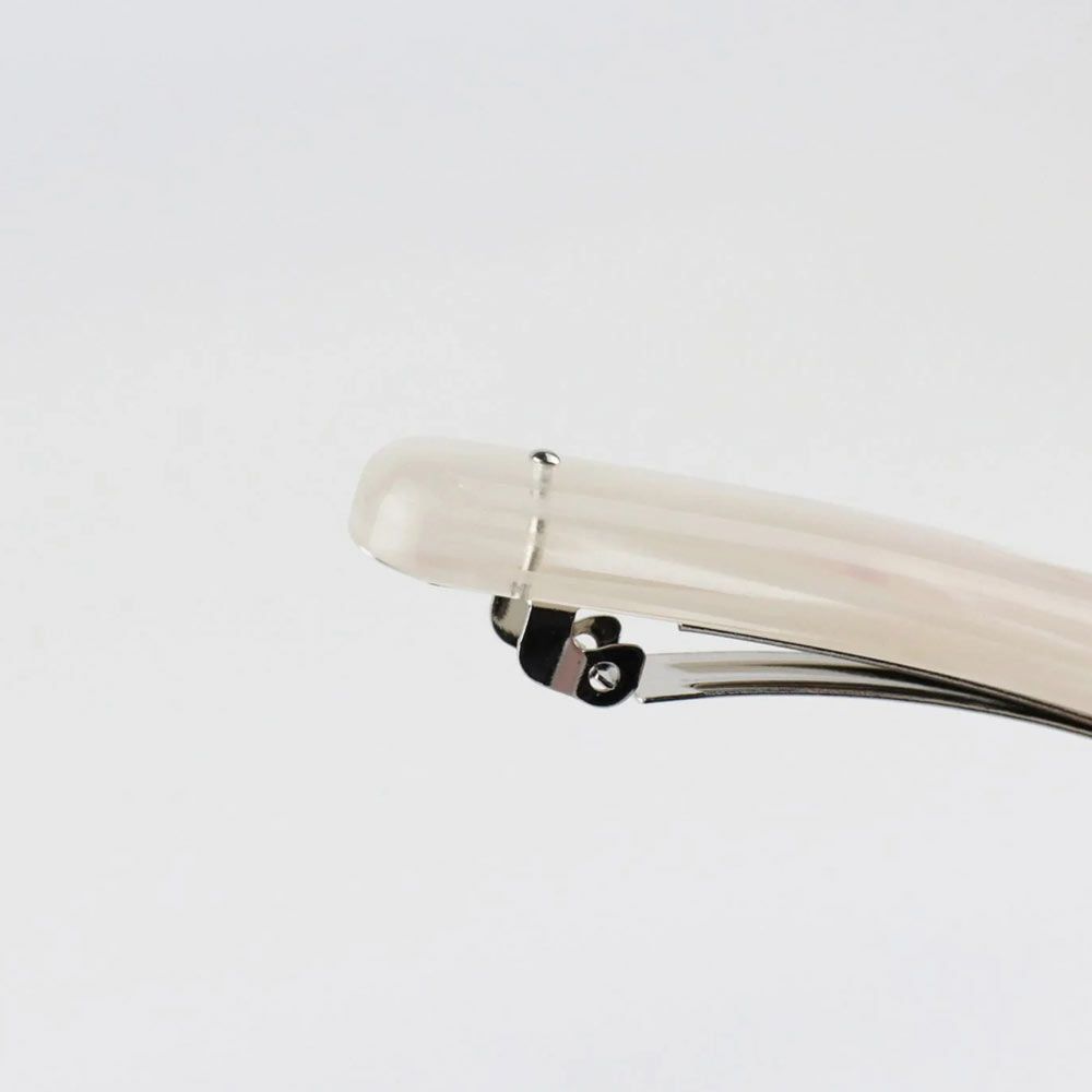 KISSOBarretteバレッタ日本製ヘアアクセサリー大きめ10.8cmおしゃれギフトプレゼント