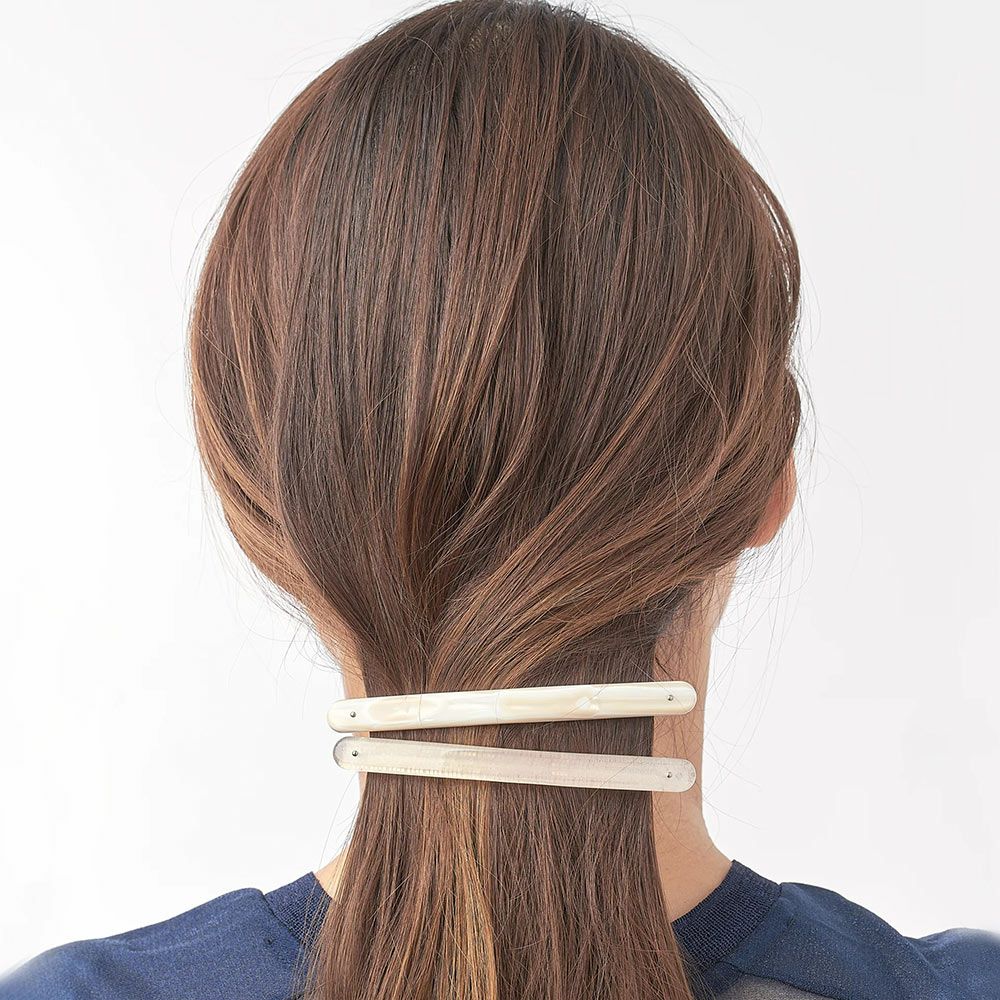 KISSOBarretteバレッタ日本製ヘアアクセサリー大きめ10.8cmおしゃれギフトプレゼント