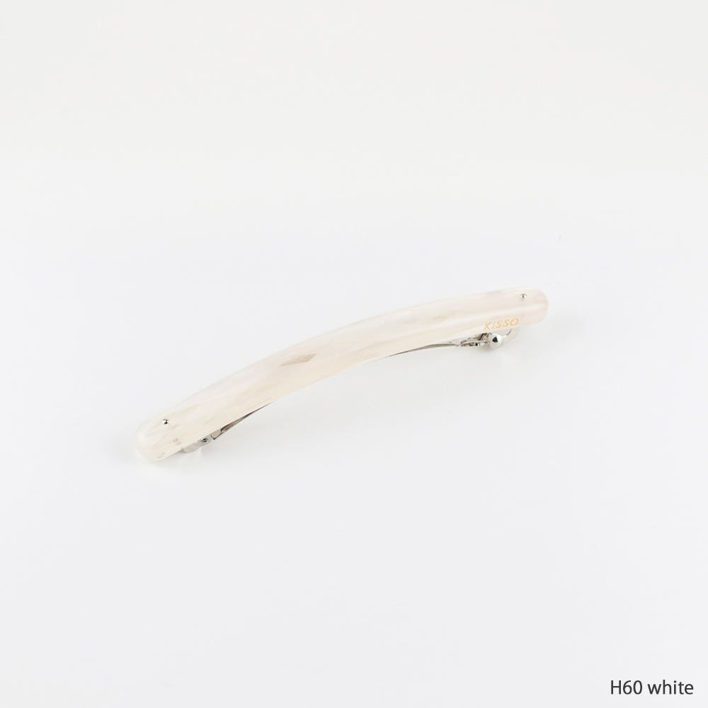 KISSOBarretteバレッタ日本製ヘアアクセサリー大きめ10.8cmおしゃれギフトプレゼント