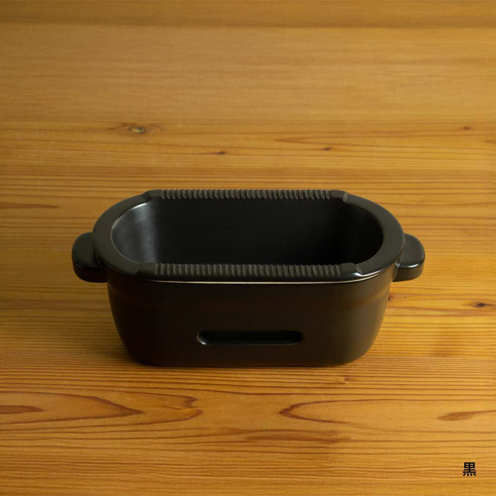 かもしか道具店陶の炭火コンロ角日本製耐熱陶器調理器具コンパクト