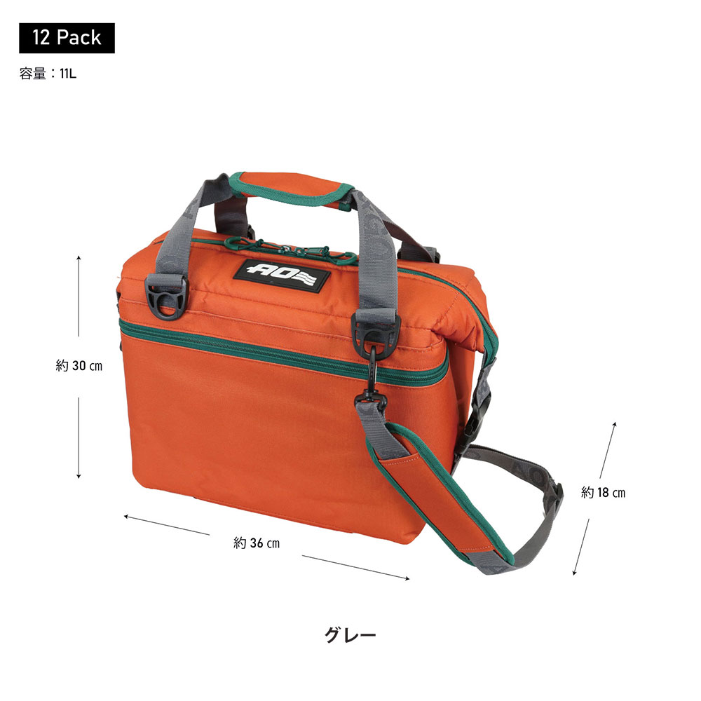 AOクーラーズAOcoolersエーオークーラーズ12パックキャンバスソフトクーラーバッグエコバッグ小型12缶用11.35L