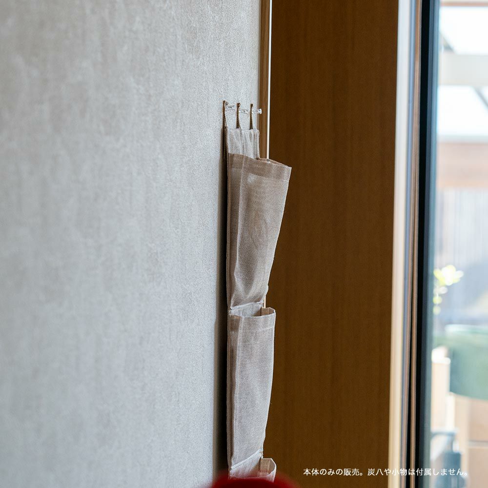 かや生地のウォールポケット吊り下げ消臭クローゼット車出雲屋幡井上