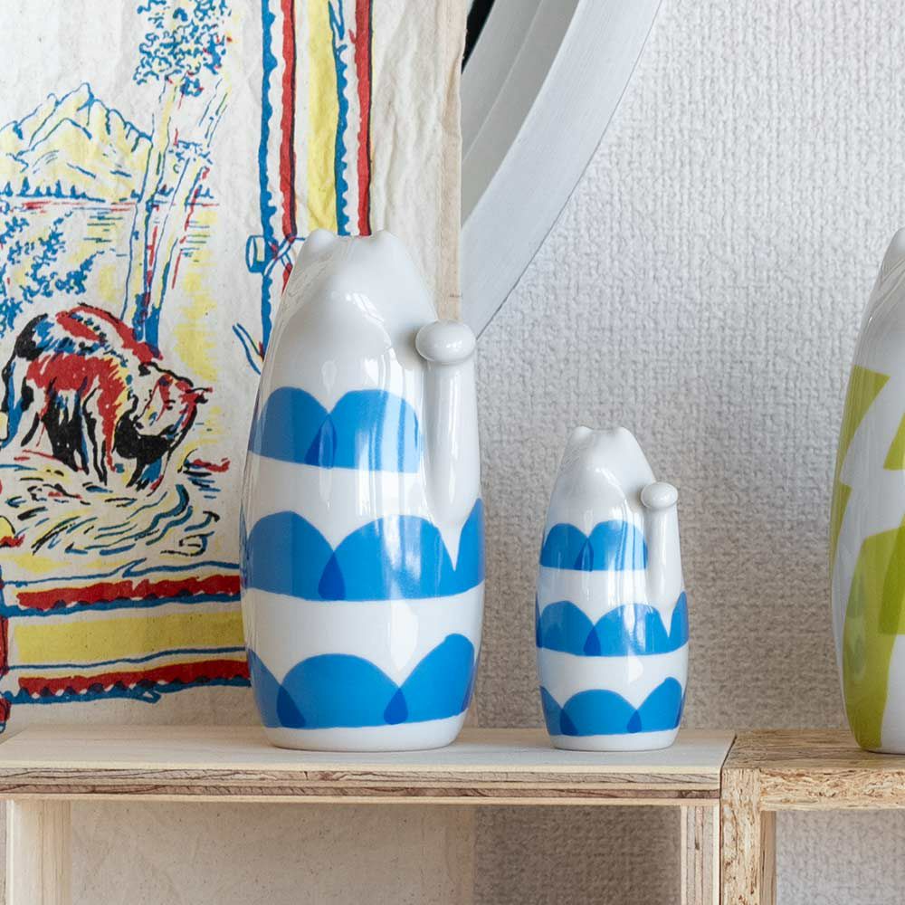 SETOMANEKI＆MASARUSUZUKI招き猫SETOMANEKI鈴木マサルコラボ北欧瀬戸焼インテリア縁起物ギフト日本製