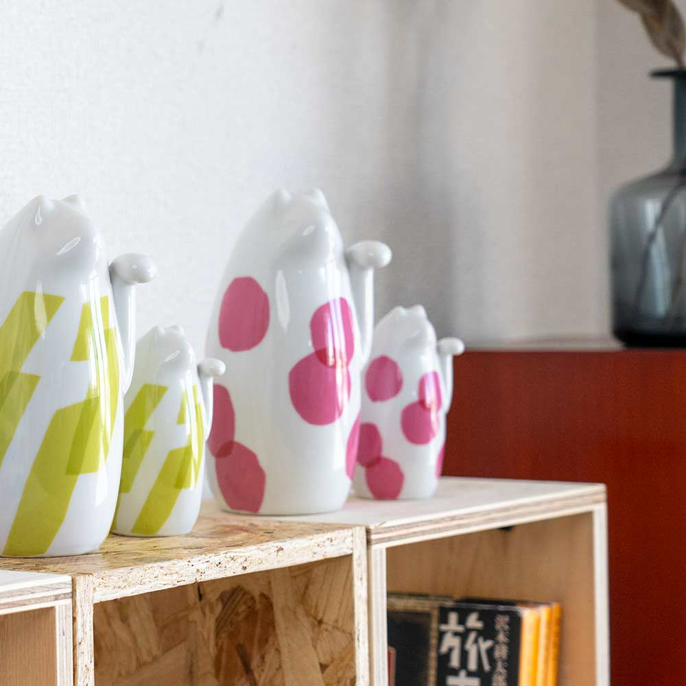 SETOMANEKI＆MASARUSUZUKI招き猫SETOMANEKI鈴木マサルコラボ北欧瀬戸焼インテリア縁起物ギフト日本製