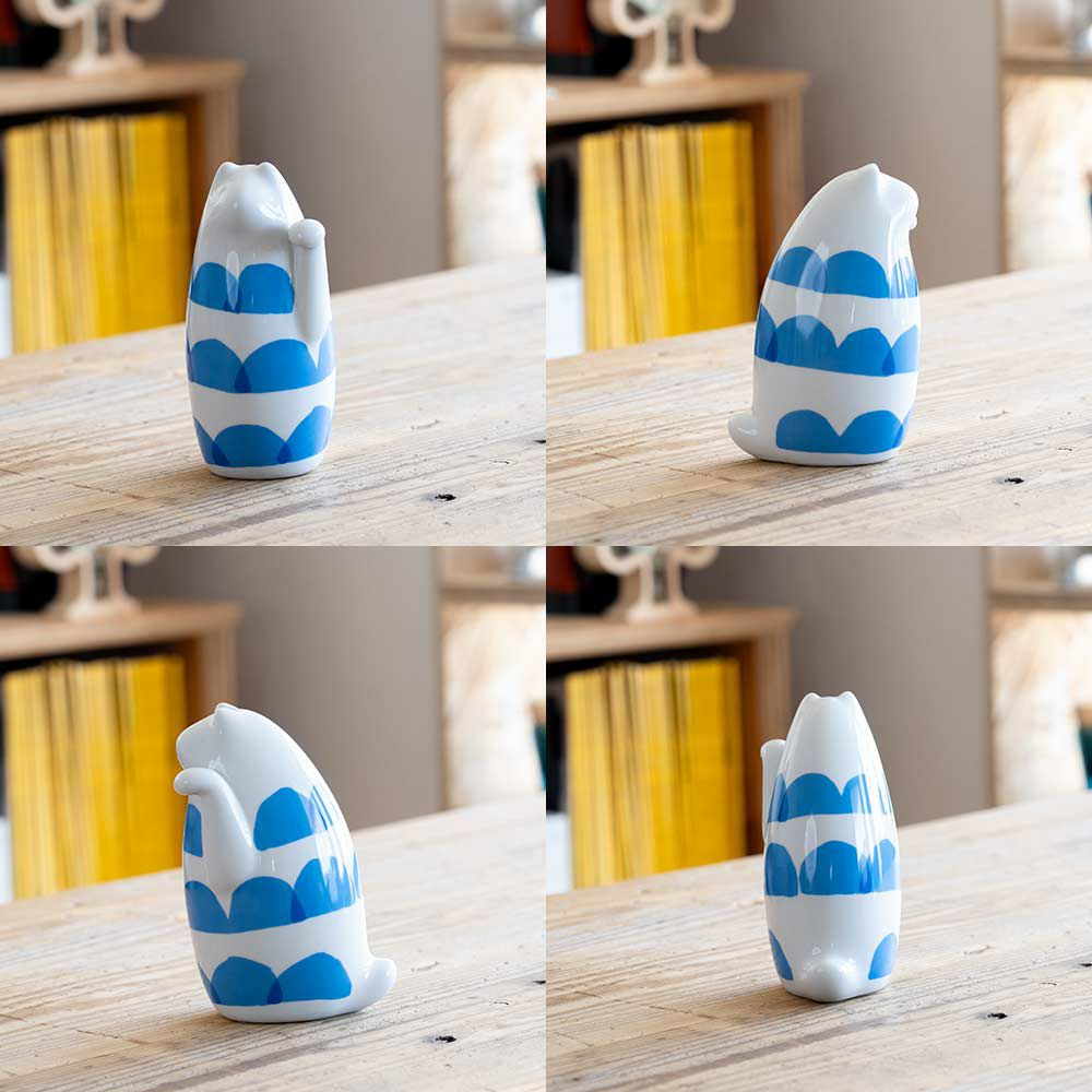 SETOMANEKI＆MASARUSUZUKI招き猫SETOMANEKI鈴木マサルコラボ北欧瀬戸焼インテリア縁起物ギフト日本製