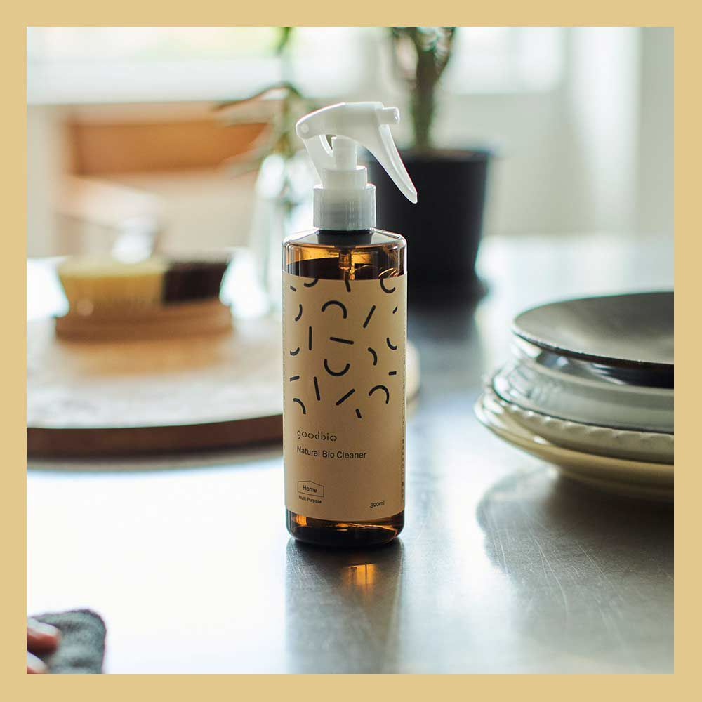 goodbioグッドバイオマルチクリーナースプレー濃縮原液浄化作用酵素弱アルカリ性尾賀亀微生物枯草菌分解皮脂油脂日本製常在菌