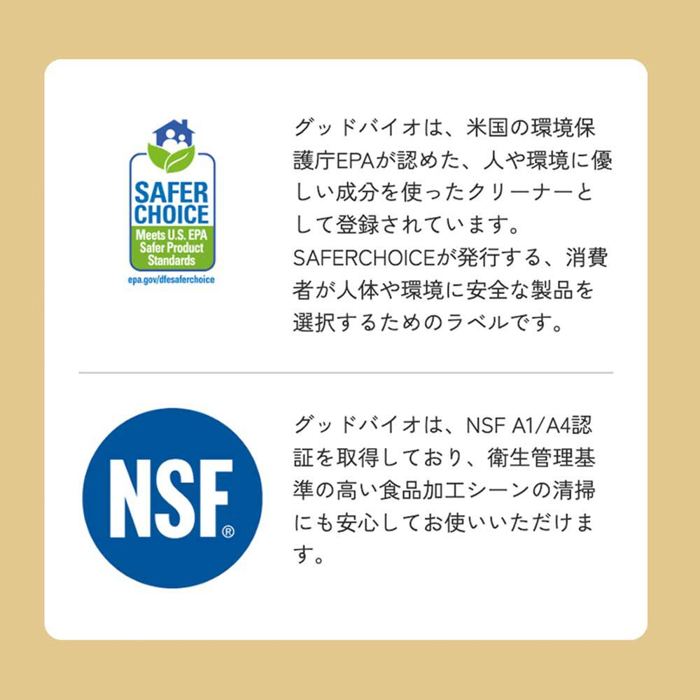 goodbioグッドバイオマルチクリーナースプレー濃縮原液浄化作用酵素弱アルカリ性尾賀亀微生物枯草菌分解皮脂油脂日本製常在菌