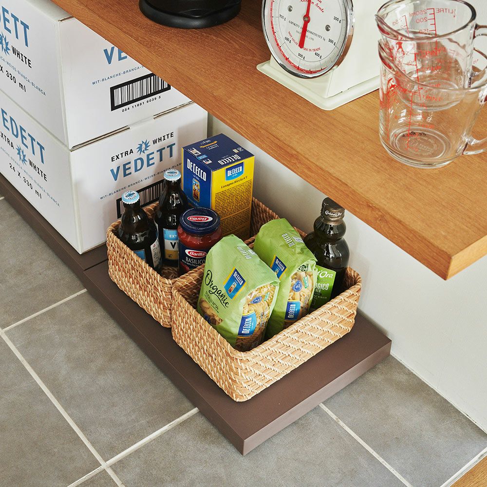 プラットフォームPlatformtidyティディキャスター付き平台車軽量静音荷台360度台車スムーズブラウングレーホワイトトレイトレーワゴンキャリーシンプル