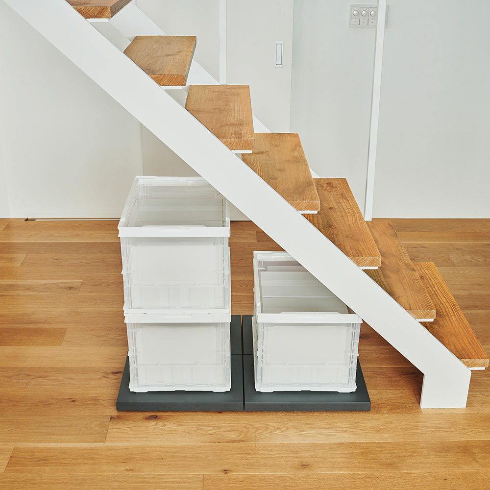 プラットフォームPlatformtidyティディキャスター付き平台車軽量静音荷台360度台車スムーズブラウングレーホワイトトレイトレーワゴンキャリーシンプル