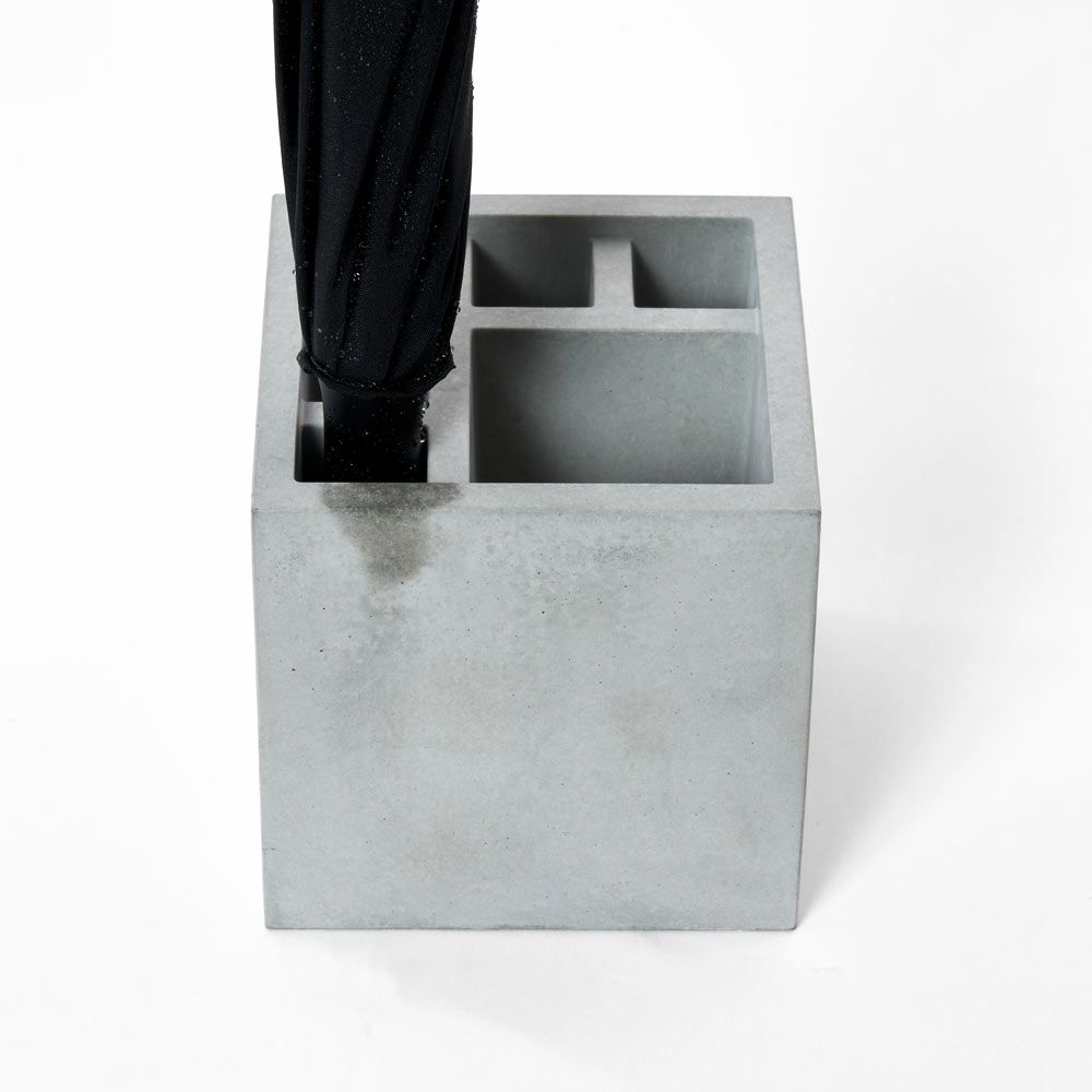 スプラッシュスクエアモルタルSPLASHSquareMortar+dプラスディー日本製傘立てかさたてアンブレラスタンド長傘折りたたみ傘日傘玄関収納スリム省スペースシンプル