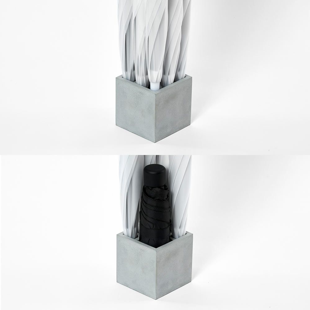 スプラッシュスクエアモルタルSPLASHSquareMortar+dプラスディー日本製傘立てかさたてアンブレラスタンド長傘折りたたみ傘日傘玄関収納スリム省スペースシンプル