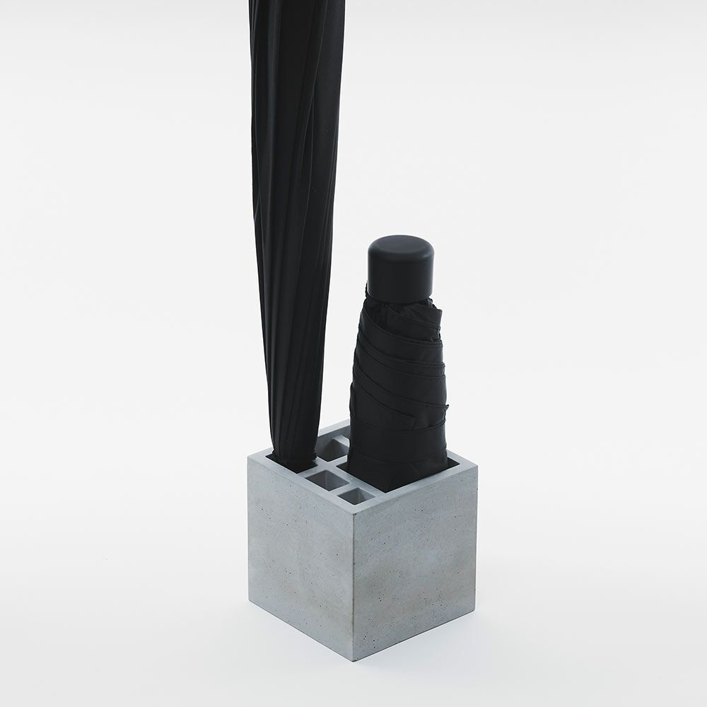 スプラッシュスクエアモルタルSPLASHSquareMortar+dプラスディー日本製傘立てかさたてアンブレラスタンド長傘折りたたみ傘日傘玄関収納スリム省スペースシンプル