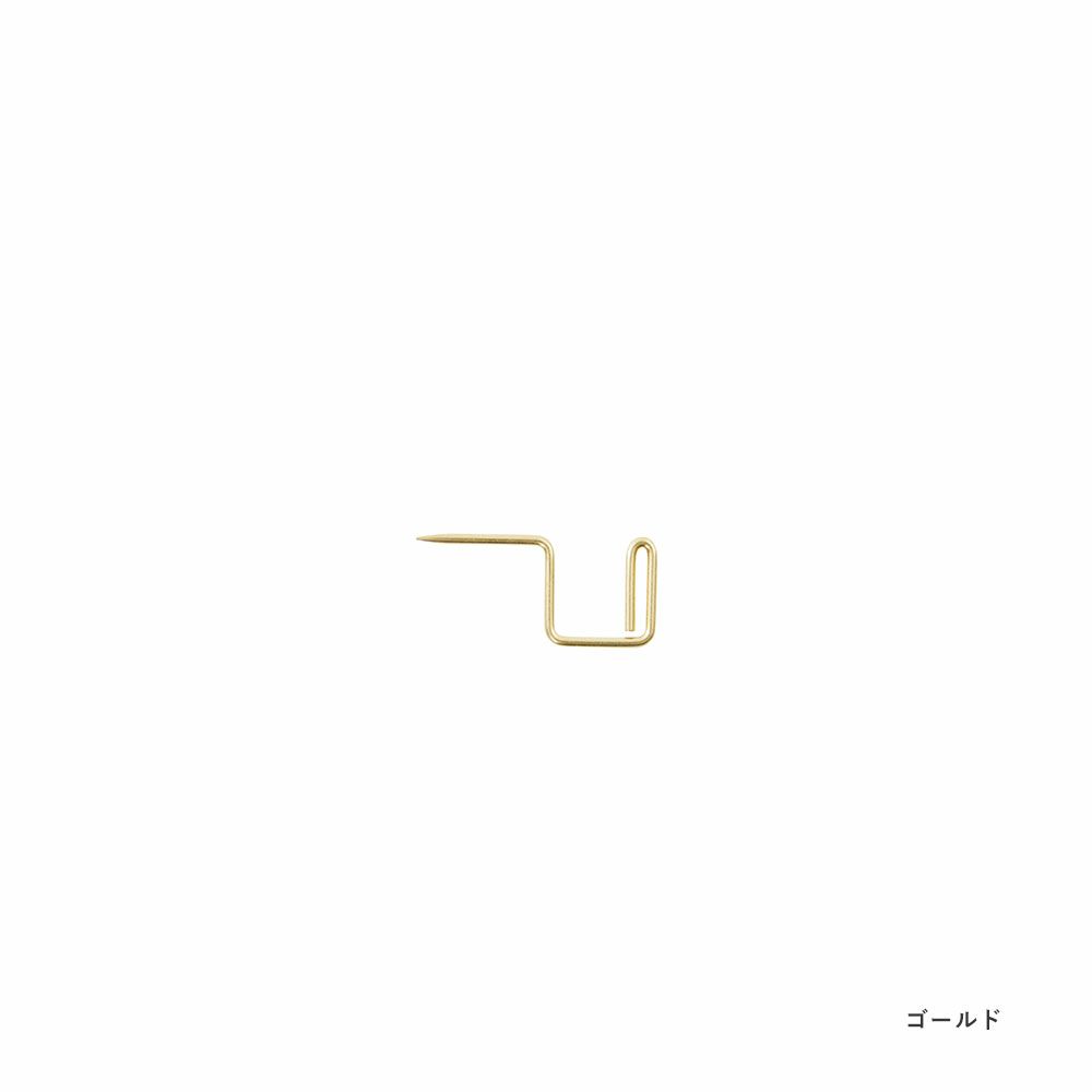 プリ（フックピン・3個入）Pli3pcsHookPin日本製+dシルバーブラックゴールド押しピン画鋲フック小さい目立たないアクセサリー鍵ステンレスシンプル頑丈1kghconcept