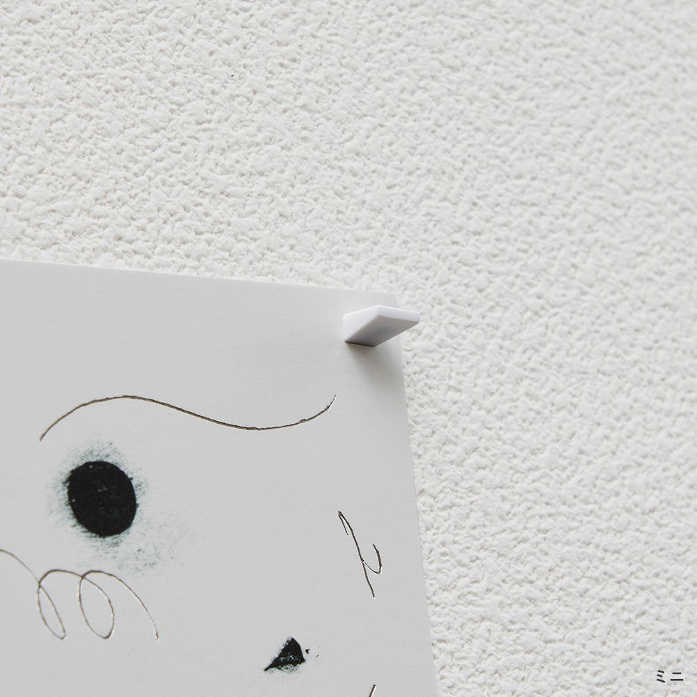 ニンジャピンミニ12個入NinjapinMini12pcs忍者日本製+dブラッククリアホワイト押しピン画鋲小さい目立たない賃貸新築シンプルhconcept