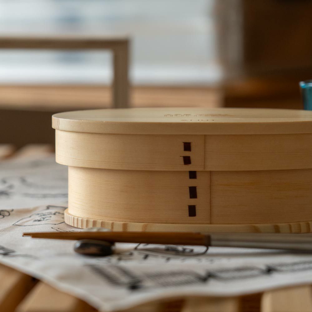 わっぱ弁当箱国内仕上げ国産日本製曲げわっぱワッパSサイズわっぱ弁当曲げ弁当お弁当ランチボックスまげわっぱ500cc