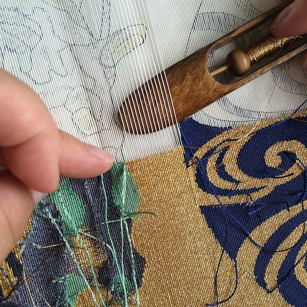 Sufutoシャトルマグネットバー清原織物つづれ織り織物西陣織インテリアプチギフト