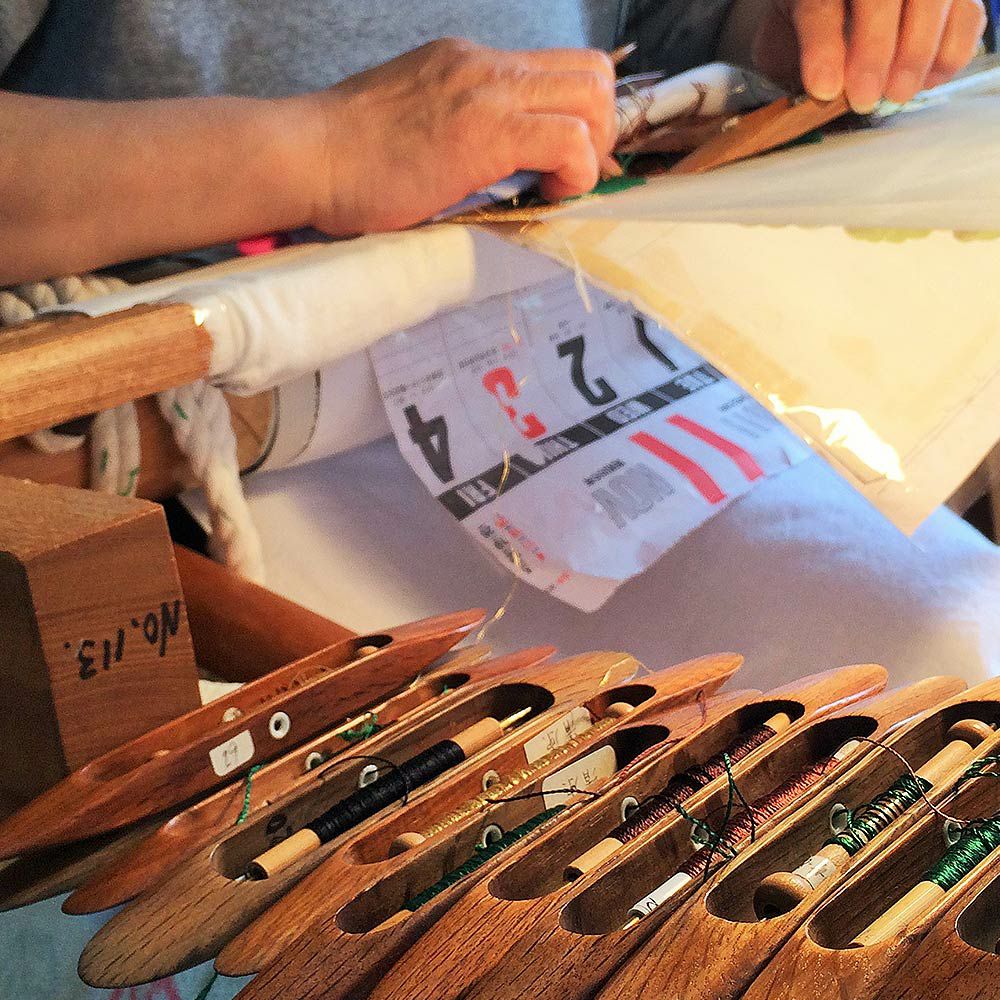 Sufutoシャトルマグネットバー清原織物つづれ織り織物西陣織インテリアプチギフト