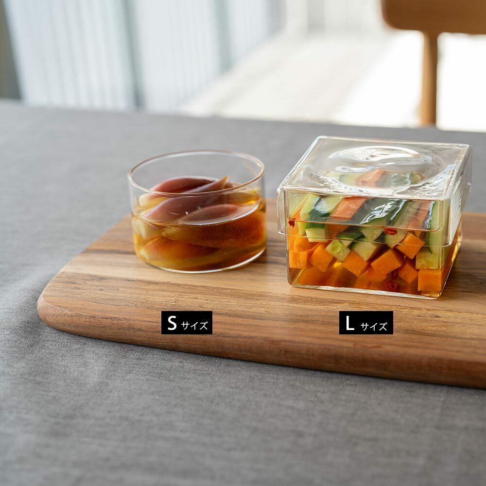 木村硝子店ベジマルベジカク保存容器ガラス容器タッパー作り置きクリア容器作り置き常備菜ピクルス