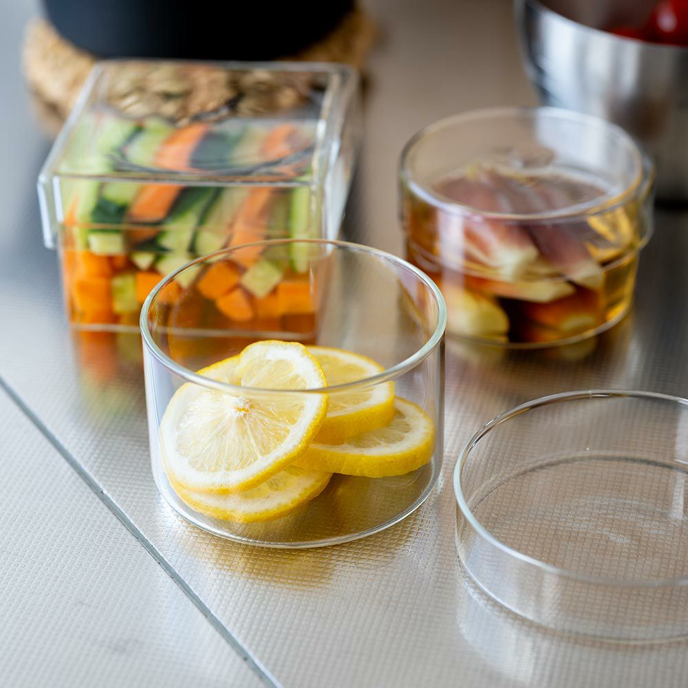 木村硝子店ベジマルベジカク保存容器ガラス容器タッパー作り置きクリア容器作り置き常備菜ピクルス