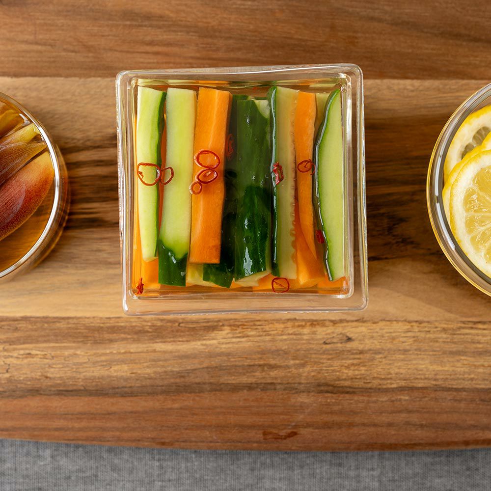 木村硝子店ベジマルベジカク保存容器ガラス容器タッパー作り置きクリア容器作り置き常備菜ピクルス