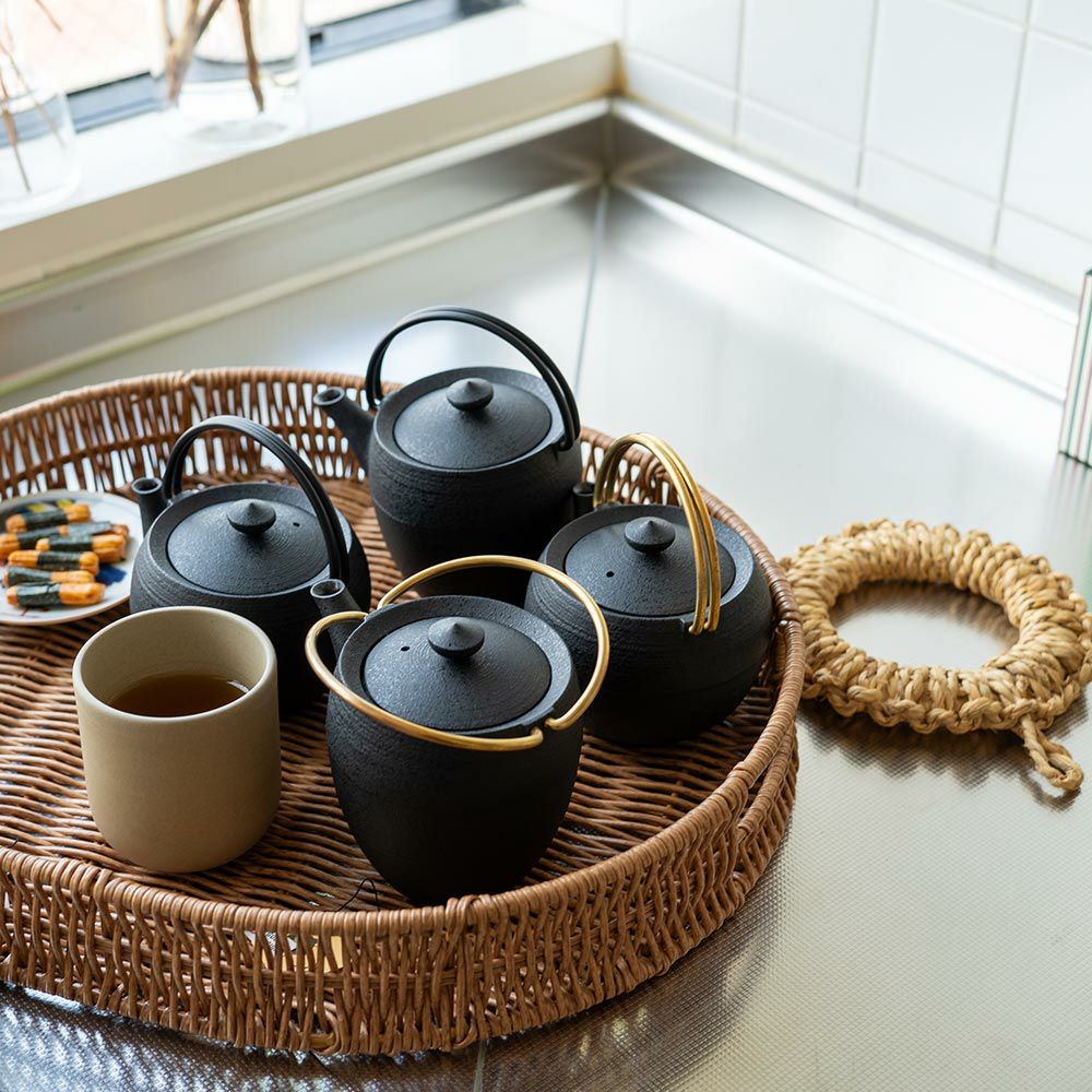 鋳心ノ工房ティポット山形鋳物急須緑茶鉄瓶日本製1-2人用