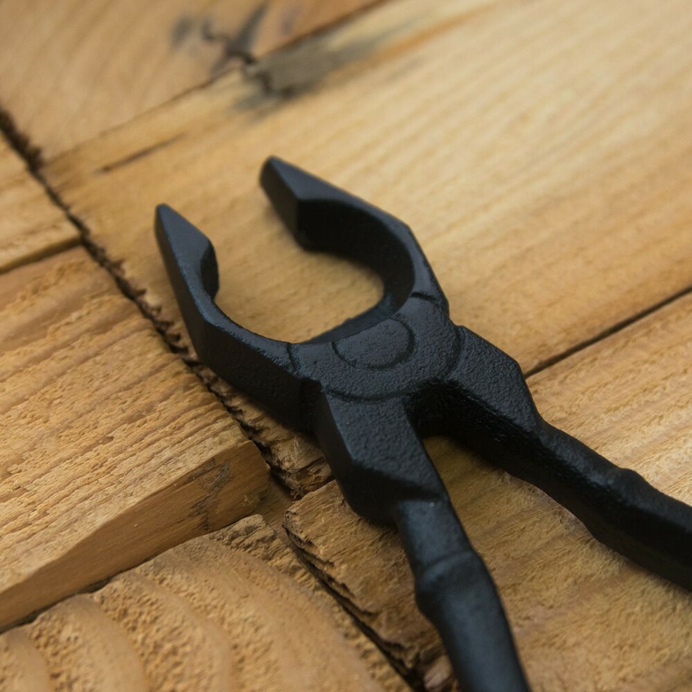 栓抜アイアンモチーフスパナ鉄製瓶ビール