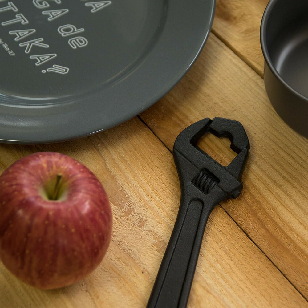 栓抜アイアンモチーフスパナ鉄製瓶ビール