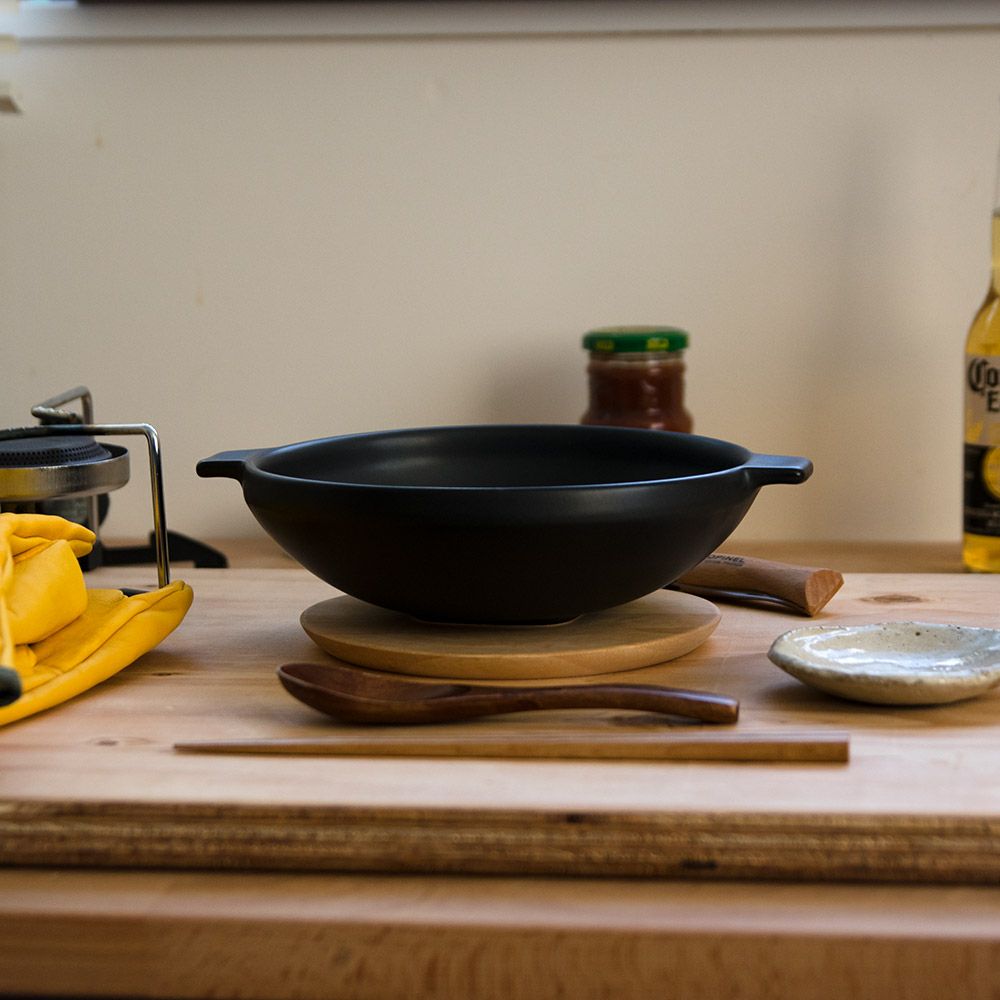 TOOLSSOUPPANスープパンツールズアウトドア小型なべ鍋キャンプグランピングベランピングイブキクラフト伊吹クラフト陶器製日本製