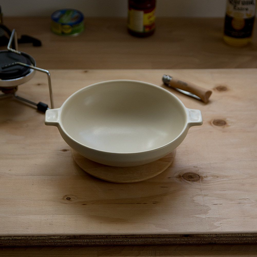 TOOLSSOUPPANスープパンツールズアウトドア小型なべ鍋キャンプグランピングベランピングイブキクラフト伊吹クラフト陶器製日本製