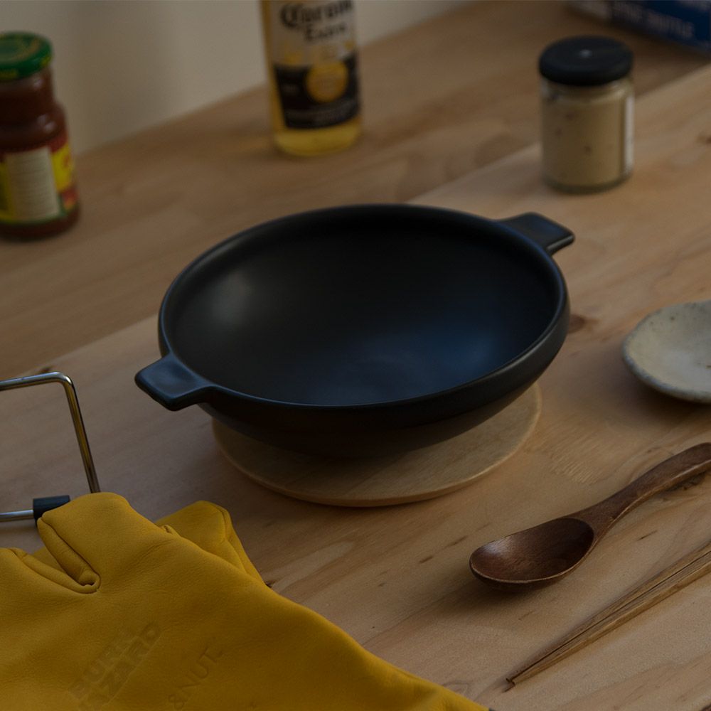 TOOLSSOUPPANスープパンツールズアウトドア小型なべ鍋キャンプグランピングベランピングイブキクラフト伊吹クラフト陶器製日本製