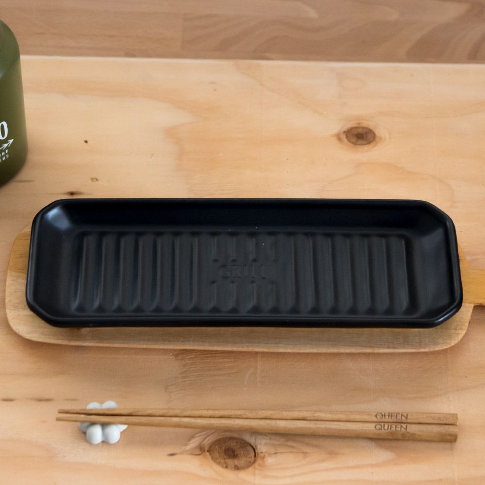 TOOLSグリルプレートMツールズアウトドア焼き魚キャンプグランピングベランピングイブキクラフト伊吹クラフト陶器製日本製