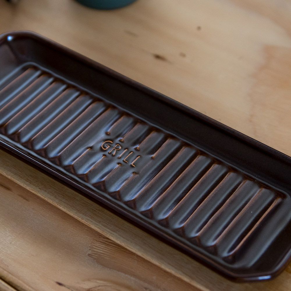 TOOLSグリルプレートMツールズアウトドア焼き魚キャンプグランピングベランピングイブキクラフト伊吹クラフト陶器製日本製