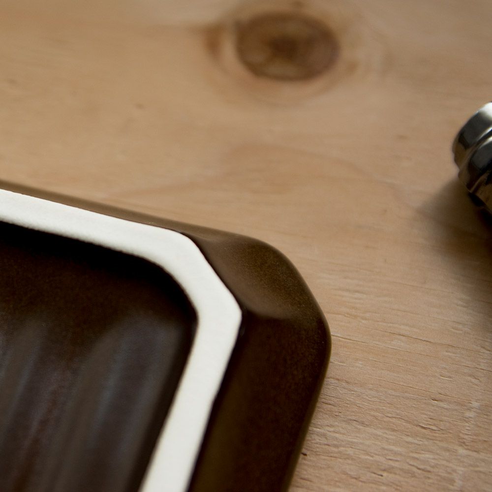 TOOLSグリルプレートLサイズツールズアウトドア焼き魚キャンプグランピングベランピングイブキクラフト伊吹クラフト陶器製日本製