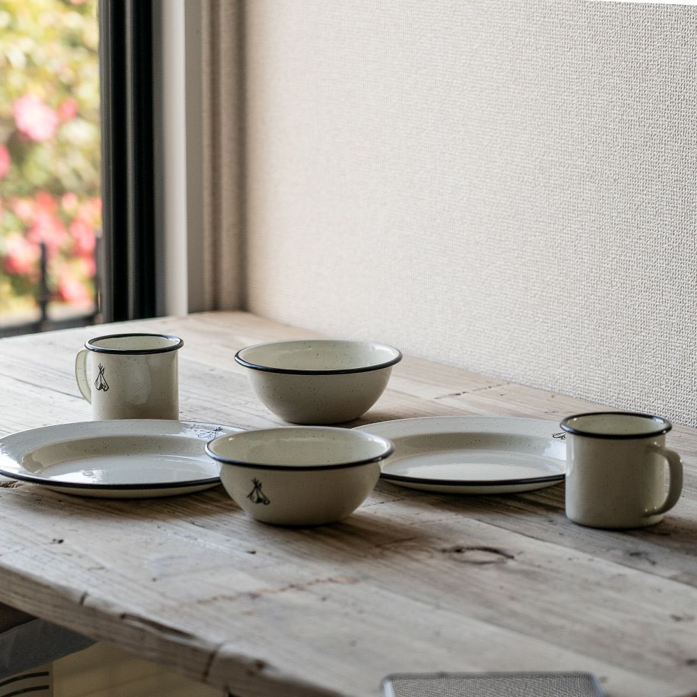 ペンドルトンPENDLETONキャンプエナメルセットXW713PENDLETONCAMPENAMELWEREマグカップディナープレートボウル食器6点set