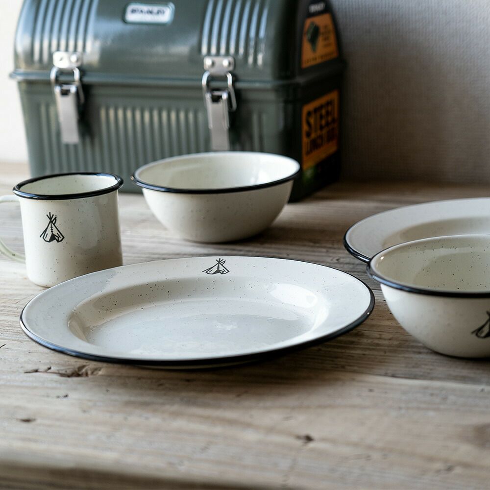 ペンドルトンPENDLETONキャンプエナメルセットXW713PENDLETONCAMPENAMELWEREマグカップディナープレートボウル食器6点set