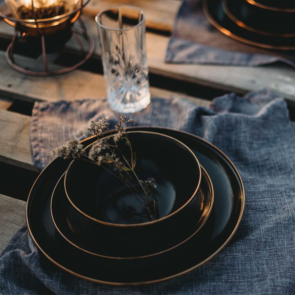 BAREBONESエナメルプレート2個セットベアボーンズアウトドアキャンプお皿