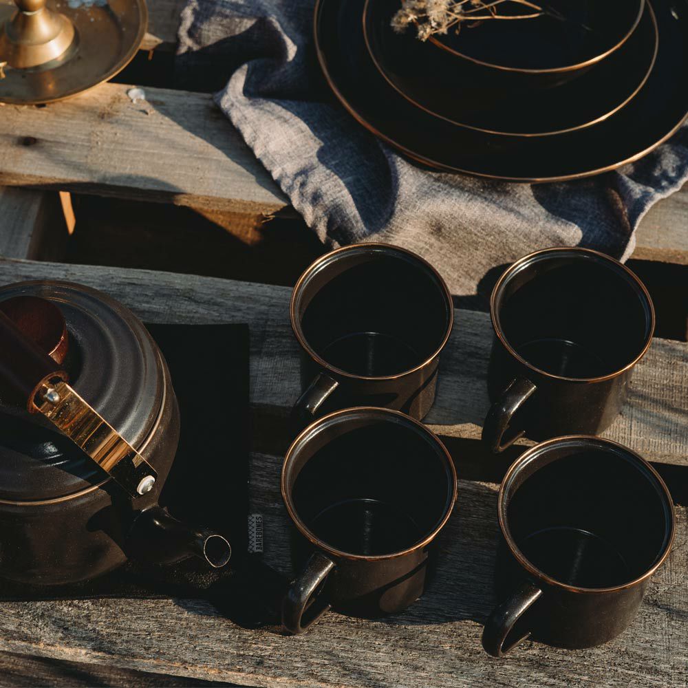 BAREBONESエナメルカップ2個セットベアボーンズアウトドアキャンプマグカップ