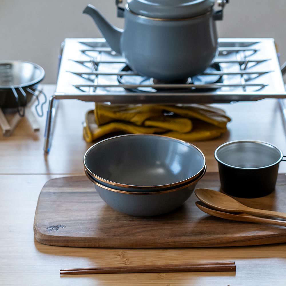 BAREBONESエナメルボウル2個セットベアボーンズアウトドアキャンプお皿