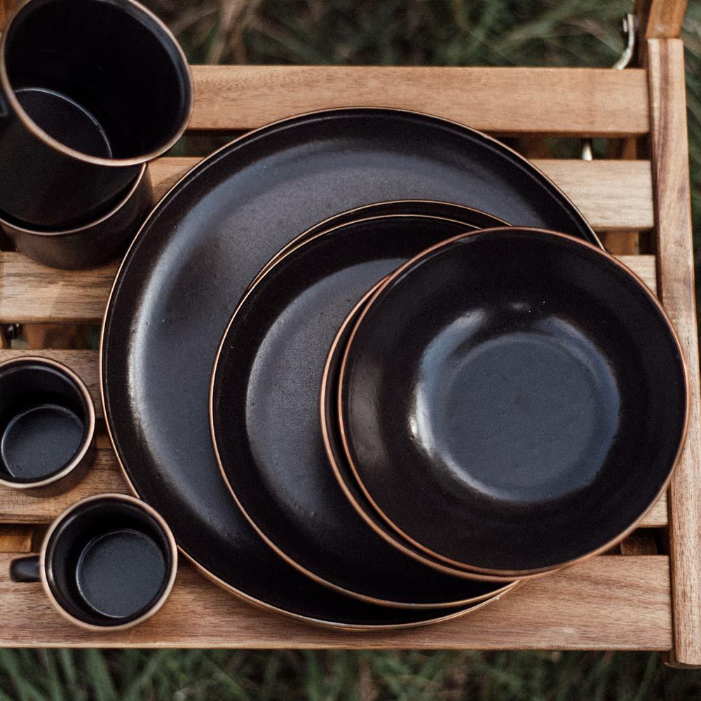 BAREBONESエナメルボウル2個セットベアボーンズアウトドアキャンプお皿